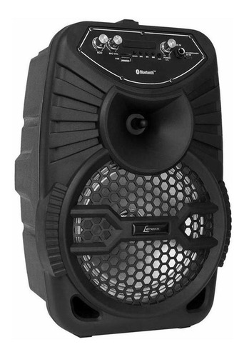 Imagem 2 de 2 de Alto-falante Lenoxx CA100 portátil com bluetooth preto 110V/220V