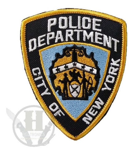 Parche Bordado Police Department New York Nypd Abrojo