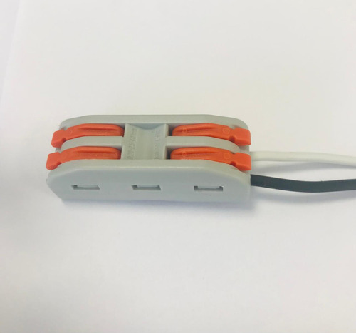 Conector Emenda 2x2 Fios Até 4mm Com 10 Unidades
