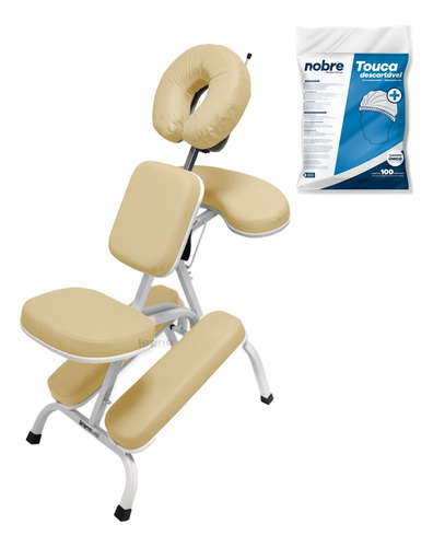 Cadeira Quick Massage Legno Brinde Protetor P/ Rosto / Touca