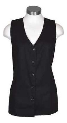 Fame Fabrics 81233 Tunic Vest,black,v93,LG Oab