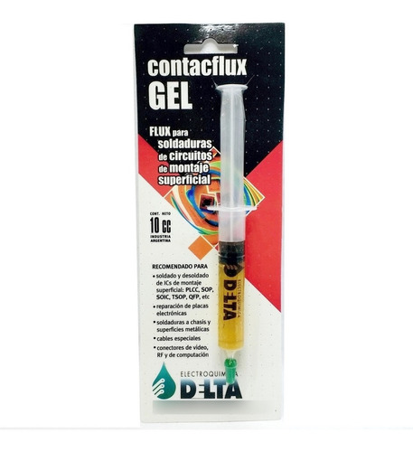 Gel Flux Delta 10cc Para Soldadura Y Circuito