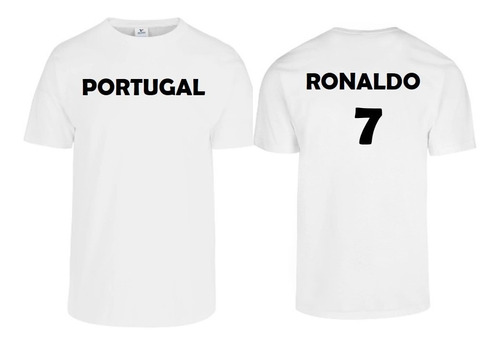 Playera Casual Portugal Cristiano Moda Ronaldo Envío Gratis