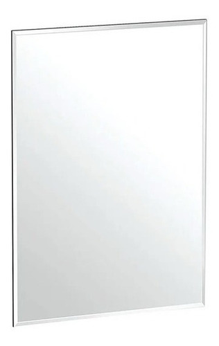 Espejo Rectangular 40 X 60 Cm Vidrio Bordes Biselados Baño Color del marco Biselado