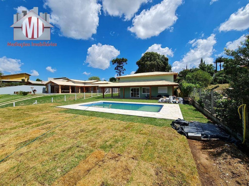 Linda Chácara Em Construção, Com Escritura, 3 Dormitórios, Piscina, À Venda, 1000 M² Por R$ *495.000* - Zona Rural - Pinhalzinho/sp - Ch0821