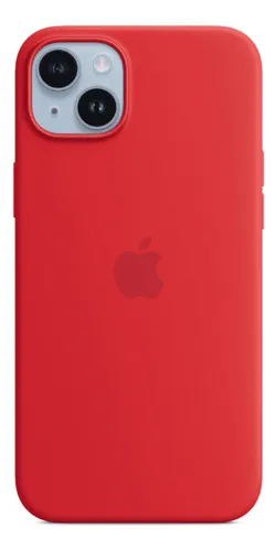 Case Silicone Magsafe Capa iPhone 14 Plus Product Red