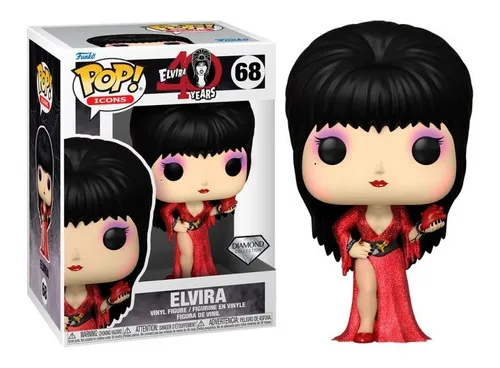 comprar Funko Pop Icons Elvira 40 Years Elvira #68 Exclusivo Diamond