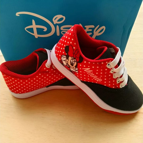 Tênis Infantil Disney Personagens Mickey Minnie Princesas