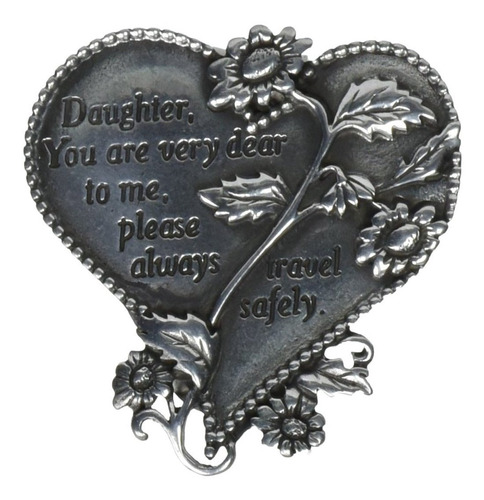 Cathedral Art Heart Visor Clip Daughter