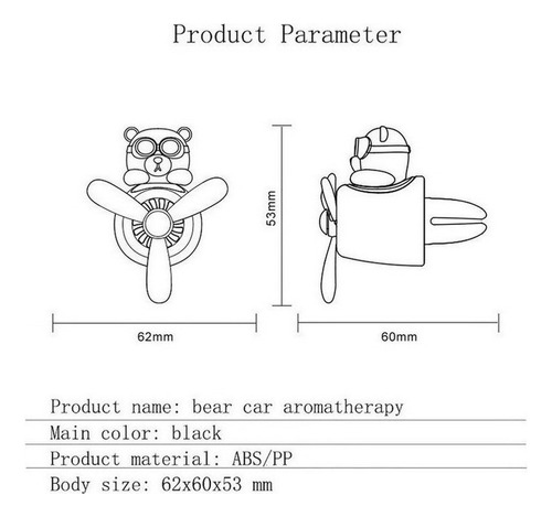 Ambientador For Coche Ventilación Difusor De Perfume