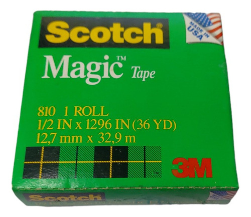 Cinta Magica Scotch 810 12,7mm X 32.9mts (x Unidad)