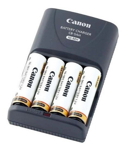 Canon Cb-5ah Cargador Automatic + 8 Pilas Aa 2500mah