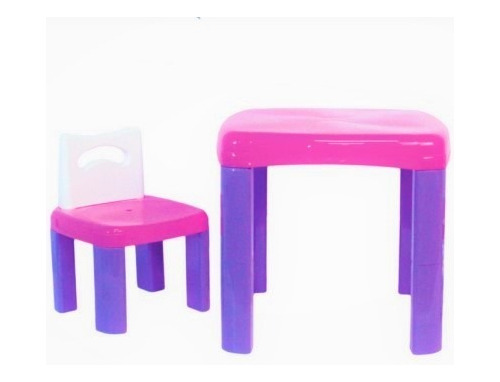 Mesa Infantil Com Cadeira Crianças Menino Menina