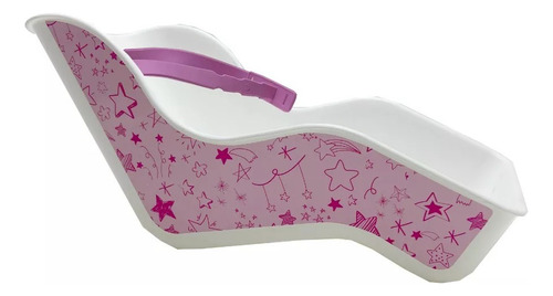 Cadeirinha Boneca Bicicleta Aro 14/16/20 Branco Com Rosa