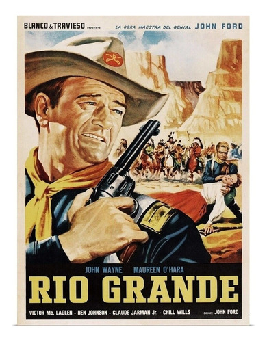 Afiche De Película Rio Grande Western 1950 (sin Marco)