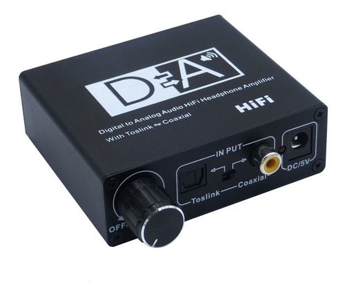Convertidor De Audio Digital A Analógico Hifi Dac Amp Rca 3.