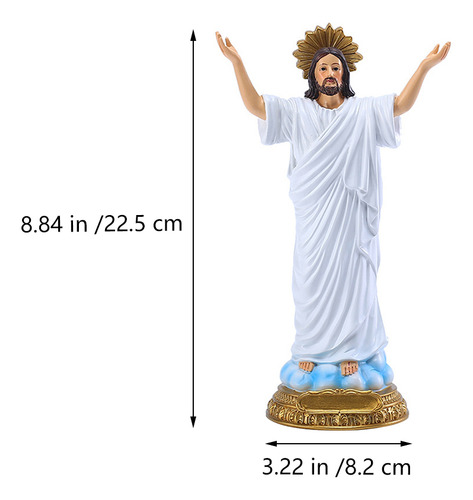 Estatua Decorativa Grande Del Renacimiento De Jesús