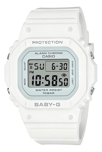 Reloj Casio Baby-g Bgd-565-7d Blanco Wr 100m Casiocentro Color Del Fondo Gris