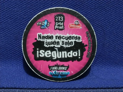 Tazos 2011 Funki Punky Extremo Gold Print #213 Sniffie (Usado)
