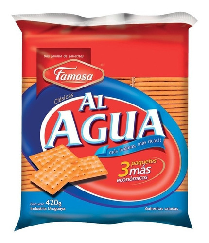 Galletitas Al Agua Famosa 420g