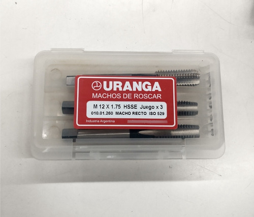 Imagen 2 de 7 de Juego De Machos Uranga Hsse M12 X 1,75