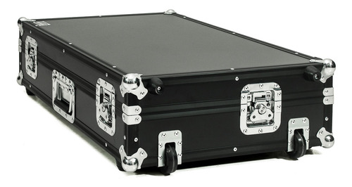 Hard Case Controladora Pioneer Xdj Rx3 Black Com Rodas