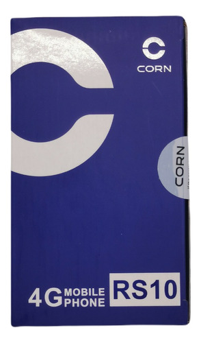Celular Corn Rs10 4g Dual Sim Desbloqueado Cámara Radio Fm Mp3 Negro