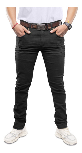 Pantalon Skinny De Para Hombre Pantalones De Mezclilla Jeans