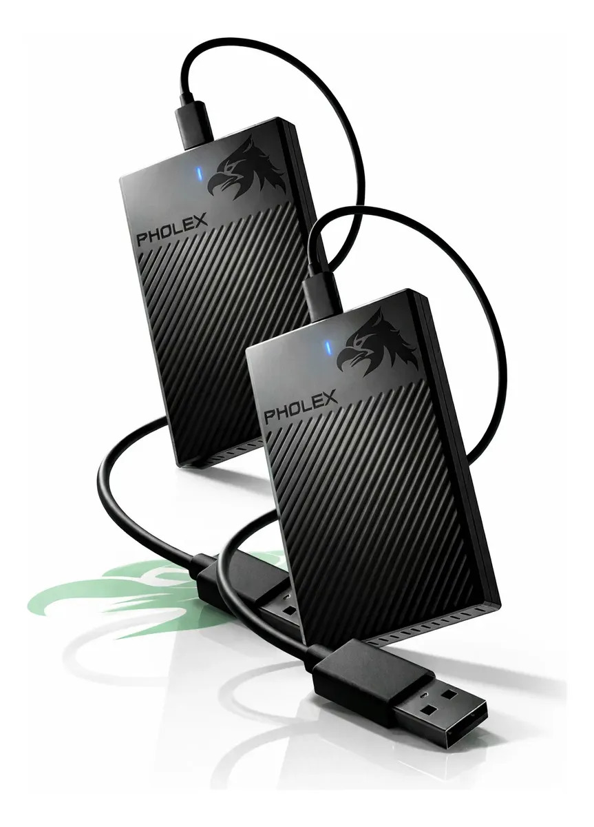 Kit 2 Case Pholex Para Hd Notebook Sata Ssd 2.5 Usb 3.0 Pc Tv Xbox Ps4