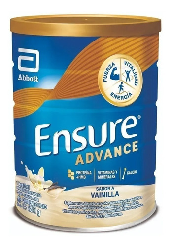 Ensure Advance Polvo Vainilla X 850g Multivitaminico