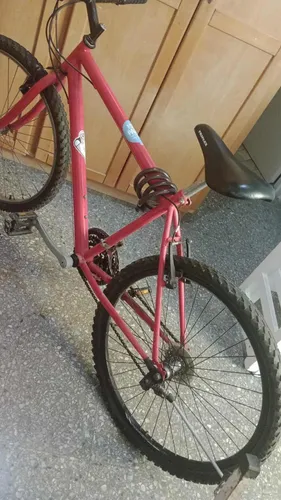 Bicicleta Mountain Bike Roja Rodado 26