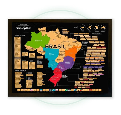 Mapa Raspadinha Do Brasil Unlocked Com Moldura Oficial