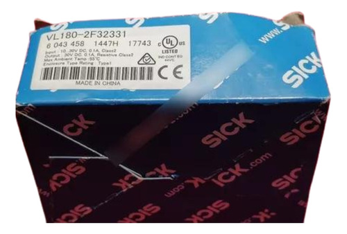 Enfermo Vl180-2f32331 Sensor Fotoeléctrico Lichtschranke Nue