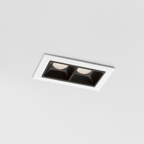 Spot De Embutir Tebo Negro - 2 Led Incluido 2 X 2w