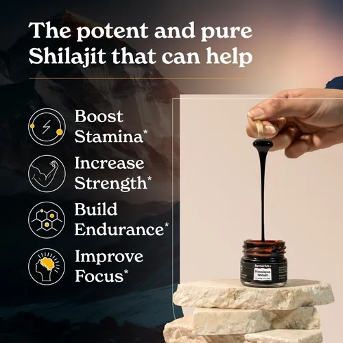 Shilajit Puro Del Himalaya - Resina 75 Porciones - Betteralt