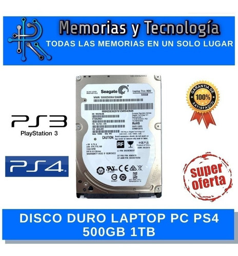 Disco Duro Laptop O Pc Hdd 500gb Segate 1tb Nuevos