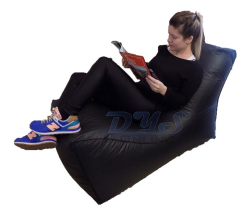 Imagen 2 de 3 de Puff Fiaca Sillón Divan Grande Ecocuero Nuevo Oferta !!