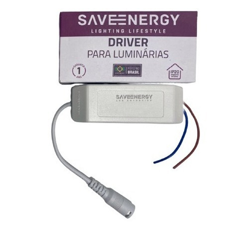 Kit 2 Driver Fonte Luminaria Led 36w 520ma - Save Energy