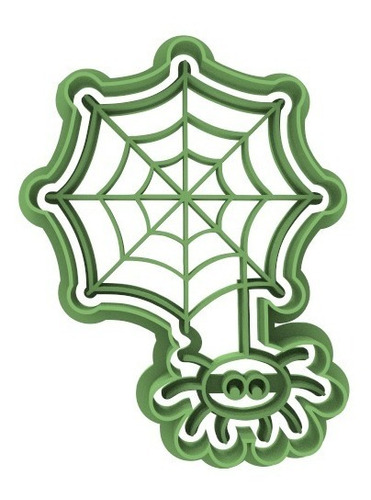 290 Araña Con Tela Halloween Molde Cortante Para Galletas