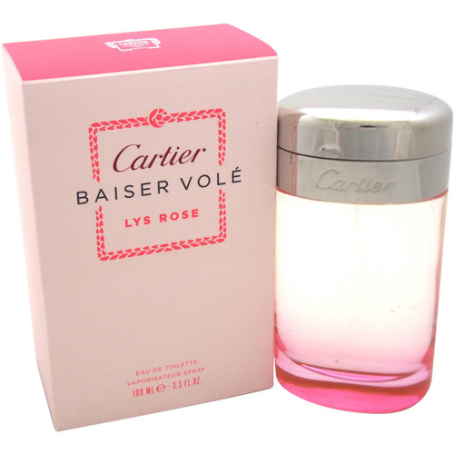 Cartier Baiser Vole Lys Rose Edt Vaporizador 3.3 Oz