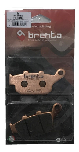 Pastilla Freno Brenta Ft4073(fa140) Honda Xl 650 Transalp Trasera