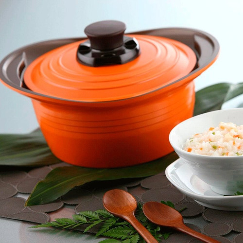 Caçarola Roichen Premium Pot Laranja Com Revestimento E Ta