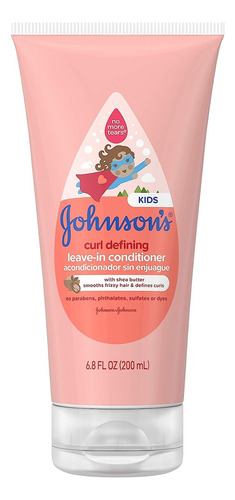 Johnson's Curl Defining Tear-free Kids 'acondicionador Sin E