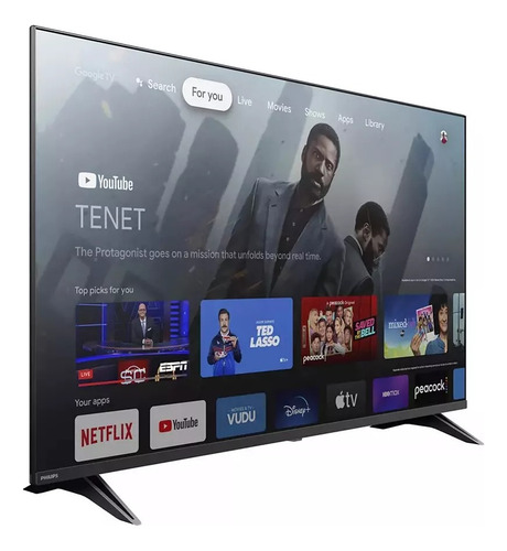 Philips Televisor 43 Pulgadas 4k Uhd Google Smart Tv S/ 7000