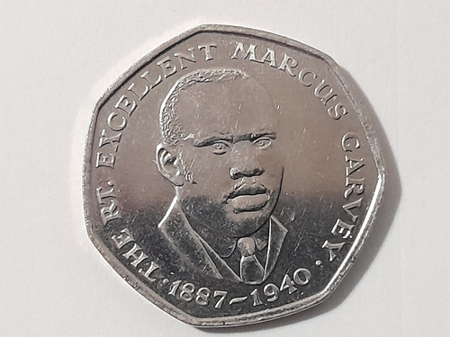 Moneda Jamaica 20 Cents 1993 Marcus Garvey 1887-1940(x683.