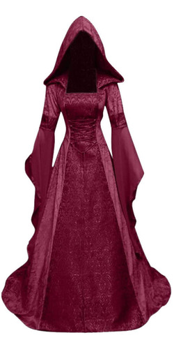 Disfraz Medieval, Maxi Tren, Para Mujer, Bruja Pagana, Talla