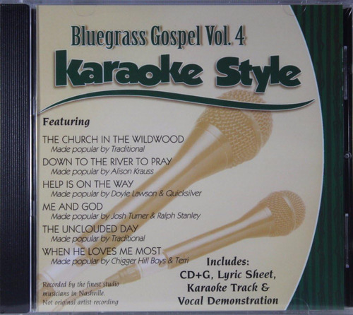 Cd:daywind Karaoke Style: Bluegrass Gospel Vol. 4