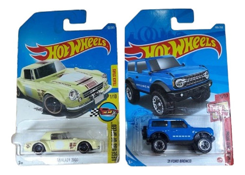 Hot Wheels Combo Datsun Fairlady 2000 Y Ford Bronco 2021 