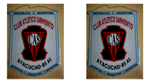 Banderin Chico 13cm Sarmiento De Ayacucho