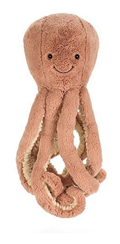 Imagen 4 de 5 de Jellycat Odell Octopus Animal De Peluche, Beb, 7 Pulgadas